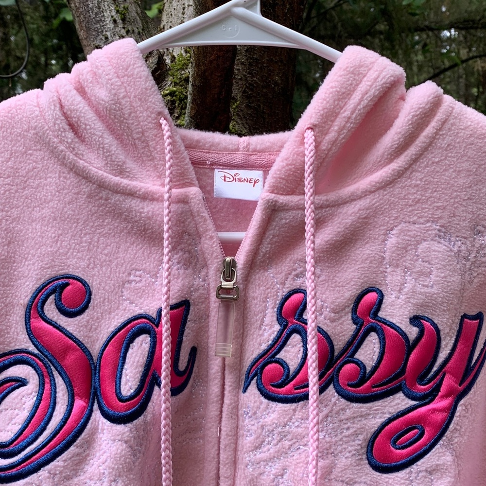 Disney Pink Sassy Hoodie with Tinkerbell - Picture 3 of 7
